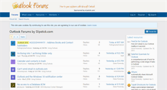 Desktop Screenshot of forums.slipstick.com